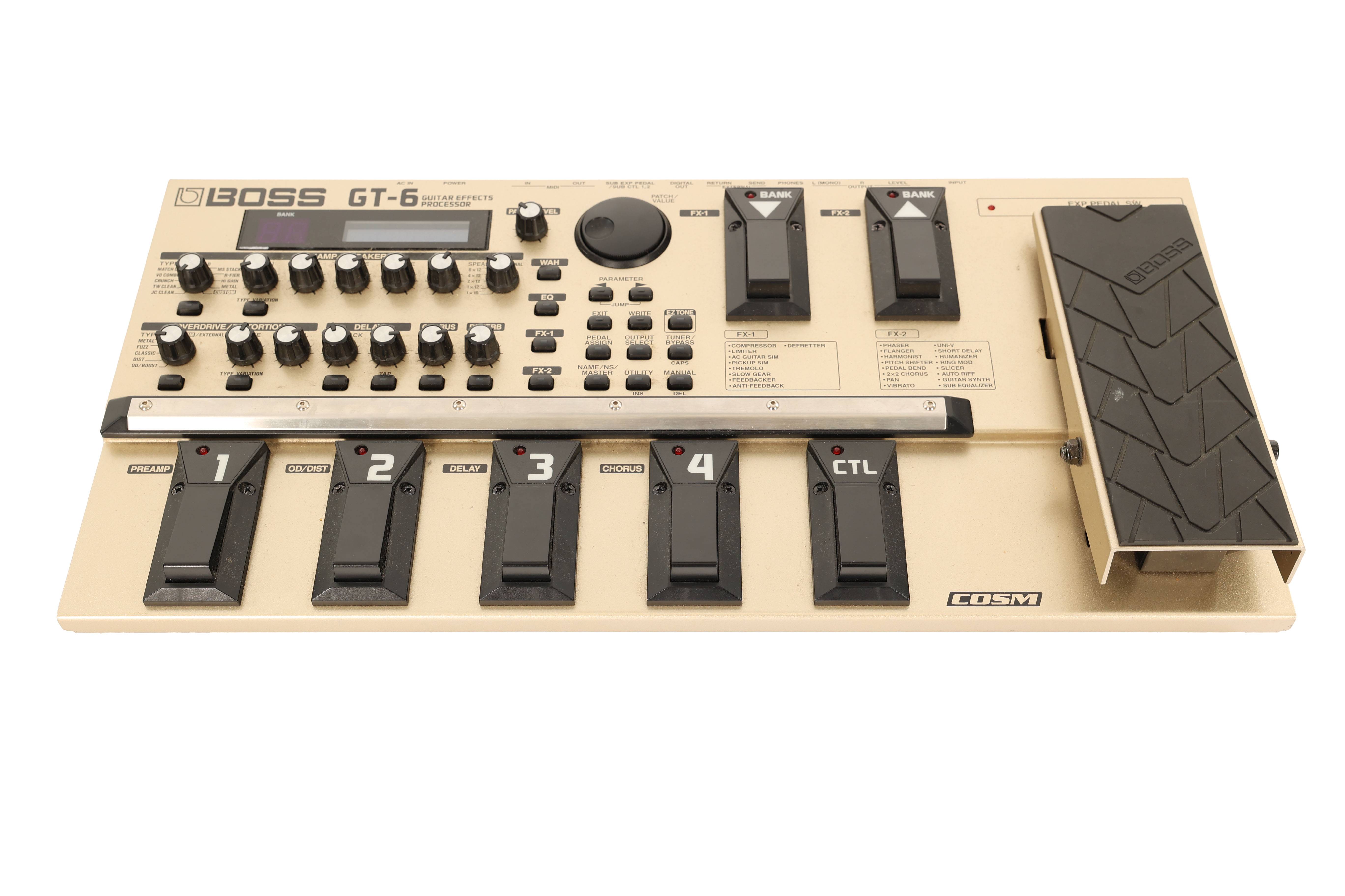 Second Hand Boss GT6 Guitar Effects Processor Pedal 654